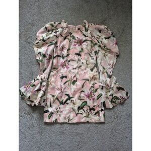 Dolce & Gabbana - Pink Lily Printed Silk - Woman Dress - Full Lined - Size: 42